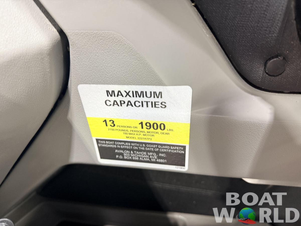 Used 2023 Avalon LSZ 2385 Quad Lounge Pontoon & 115HP Yamaha -$35,995