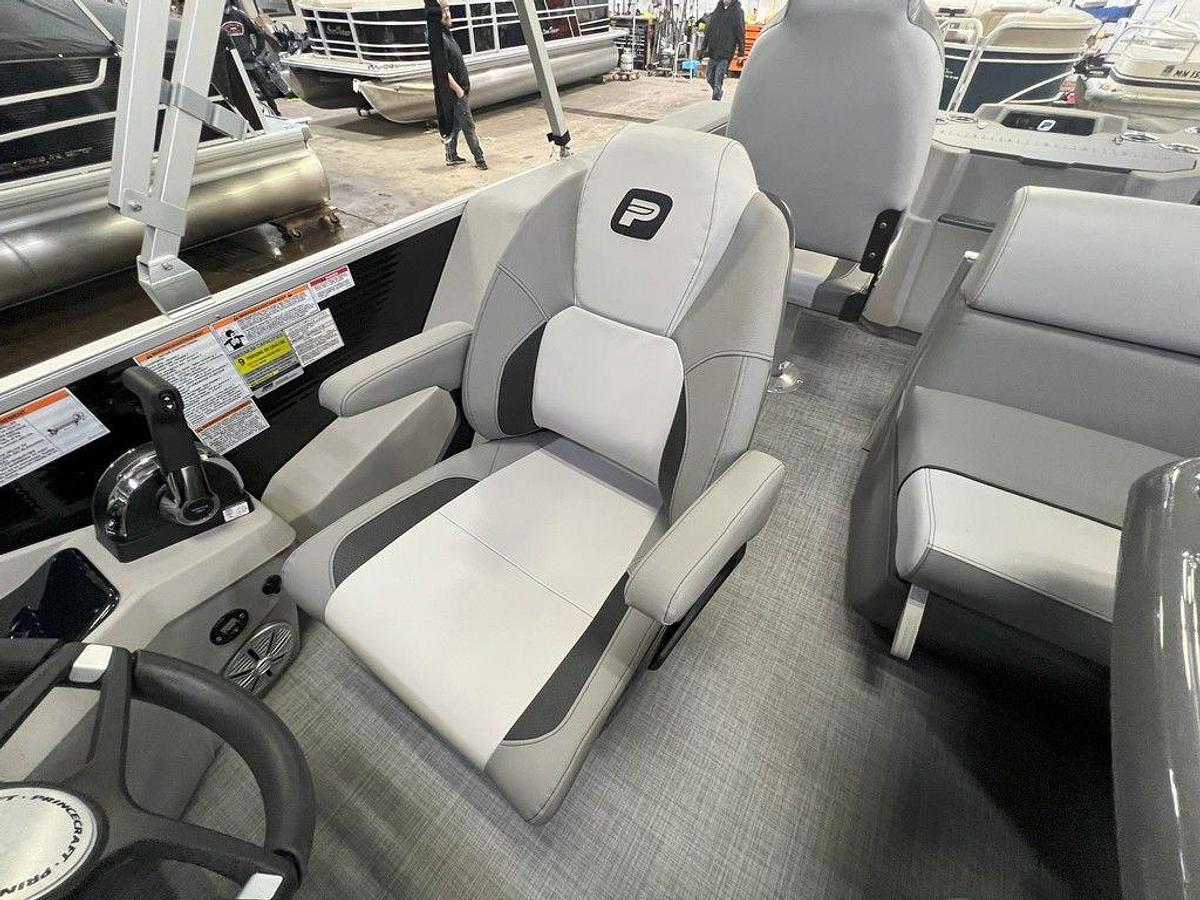 2025 Princecraft 21 Sportfisher 4-S Quad Fish Pontoon & Mercury 4-Stroke EFI