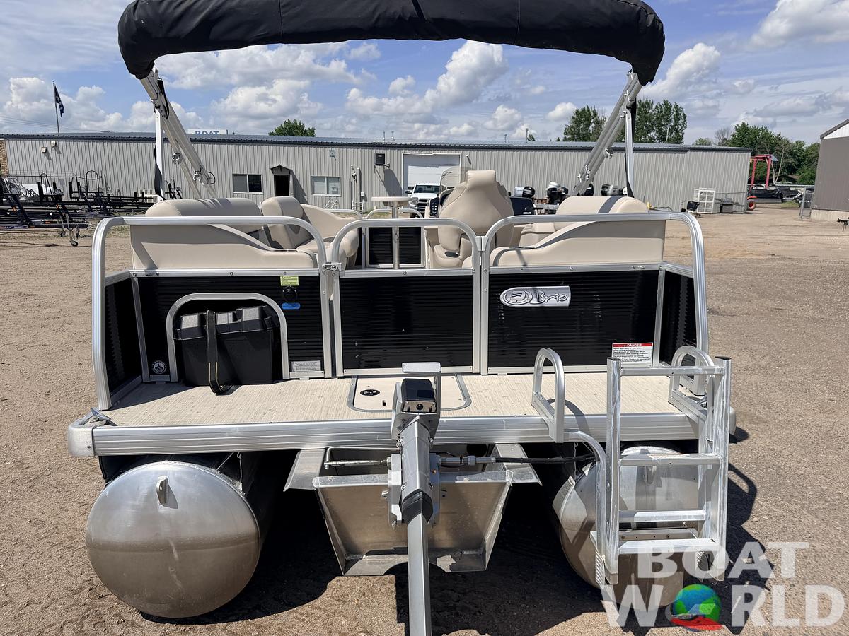 Used 2020 Princecraft Brio E 17 Pontoon & Torqueedo Electric Outboard - $19,995
