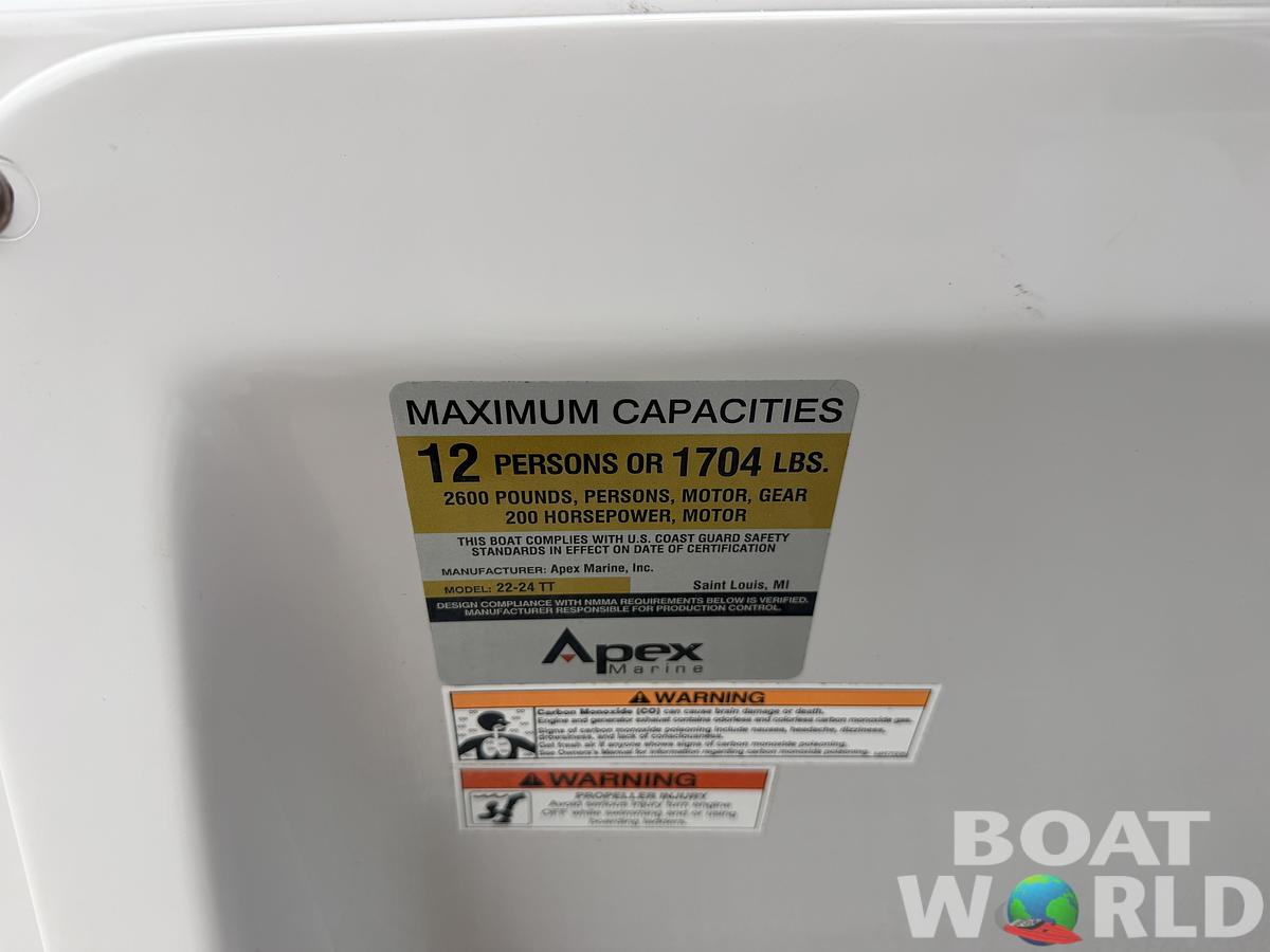 Used 2019 Qwest 822 LS Tritoon & 150HP Honda 4Stroke -$29,995