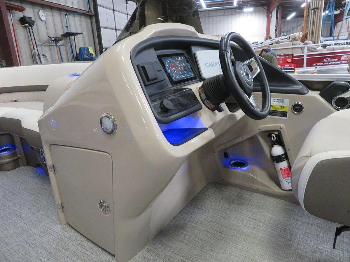 Used 2023 Tahoe Pontoons Cascade 2385 Rear Fish Tritoon & 150HP 4-Stroke EFI