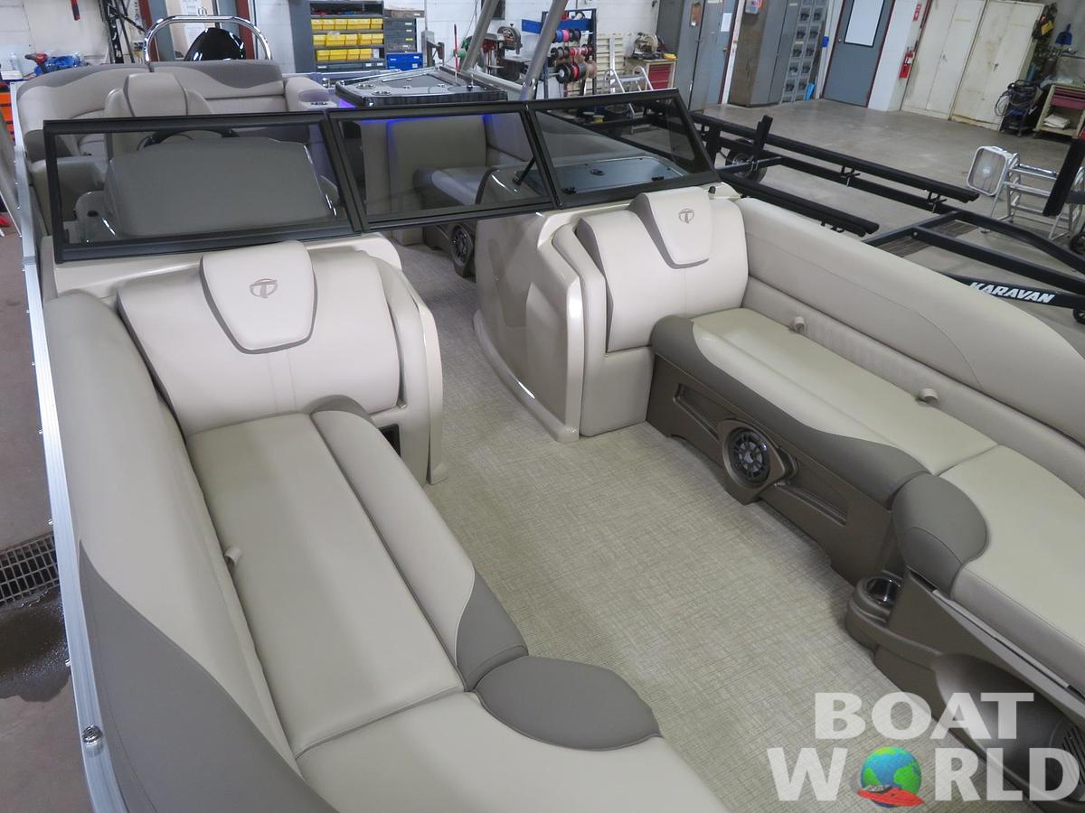 2024 Tahoe Pontoons LTZ 2385 Elite Windshield Tritoon & Suzuki 200HP 4-Stroke EFI