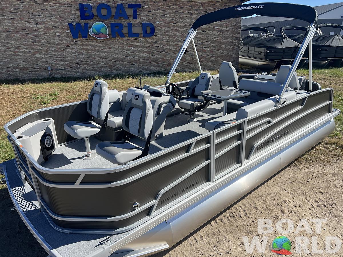 2026 Princecraft 21 Sportfisher 4-S Quad Fish Pontoon 