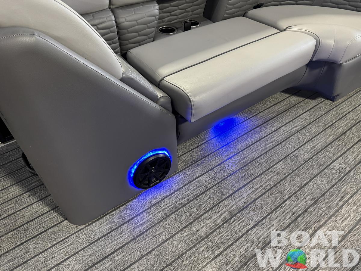 Used 2023 Montego Bay 8522 Quad Lounge Pontoon with 115HP Honda Fourstroke EFI