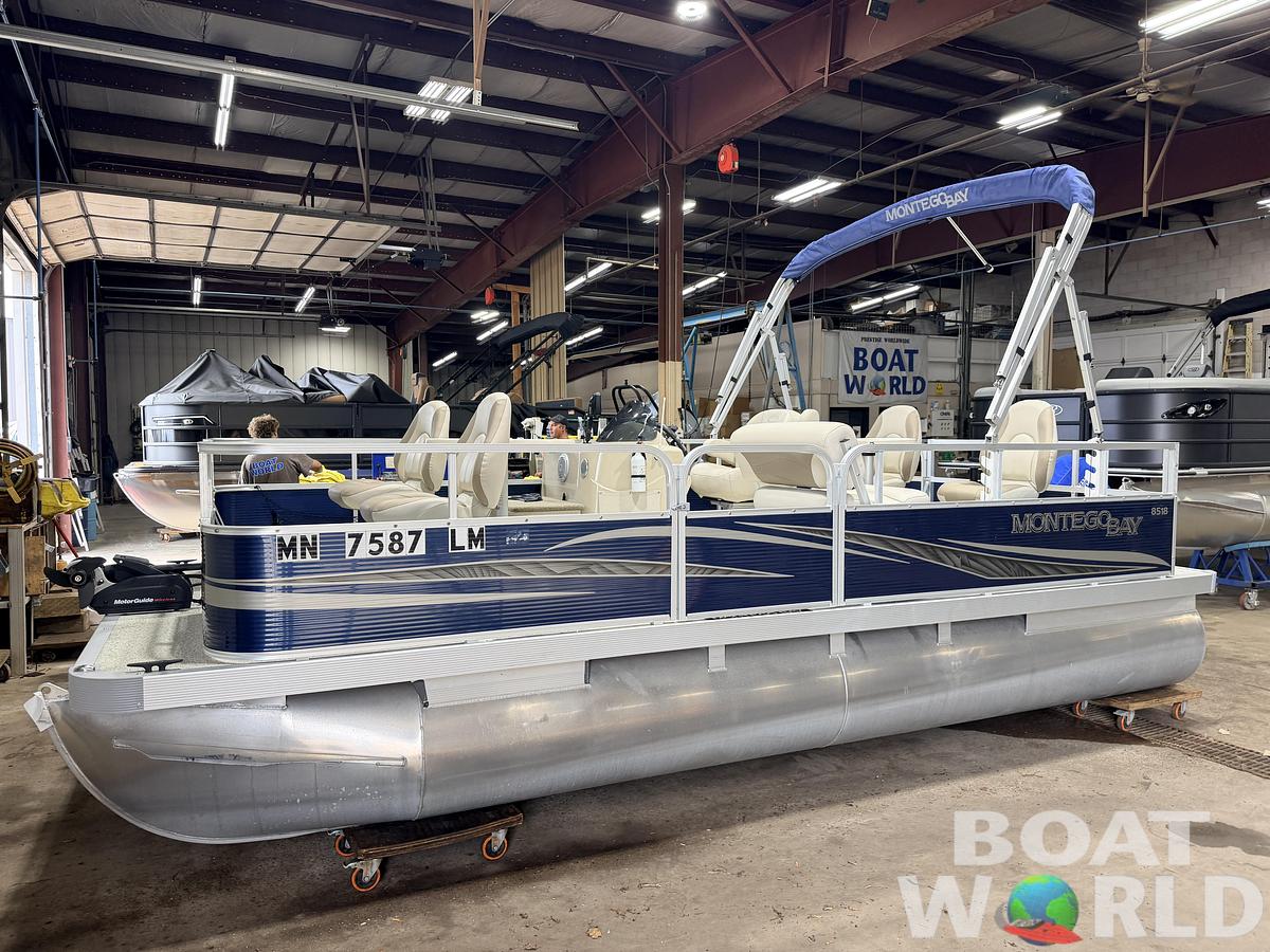 Used 2017 Montego Bay 8518 4-PT & 40HP Honda 4Stroke -$18,995