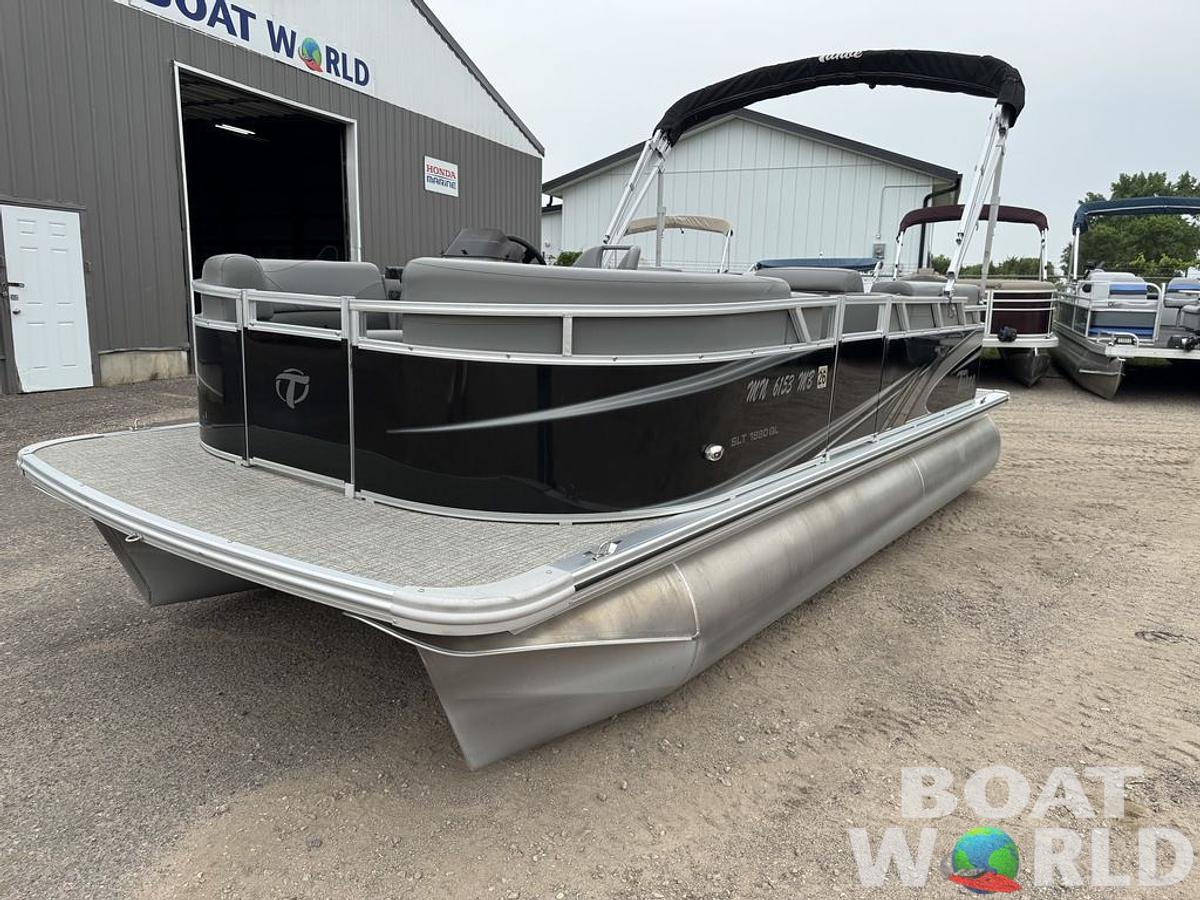 Used 2021 Tahoe Pontoons SLT 18' Quad Lounge & Honda 60HP 4-Stroke EFI