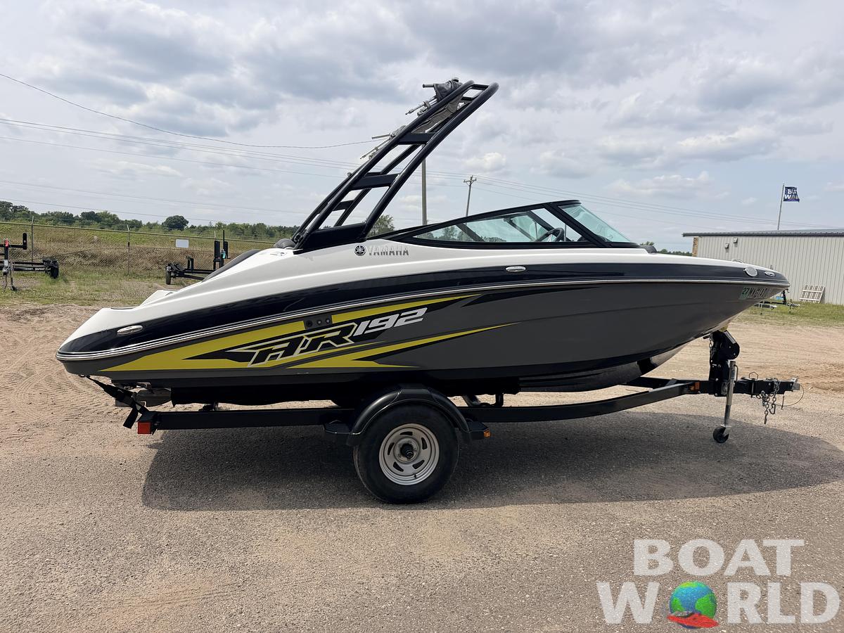 Used 2016 Yamaha AR192 Jet Boat 210HP Supercharged 1.8L & Single Axle Trailer -$29,995