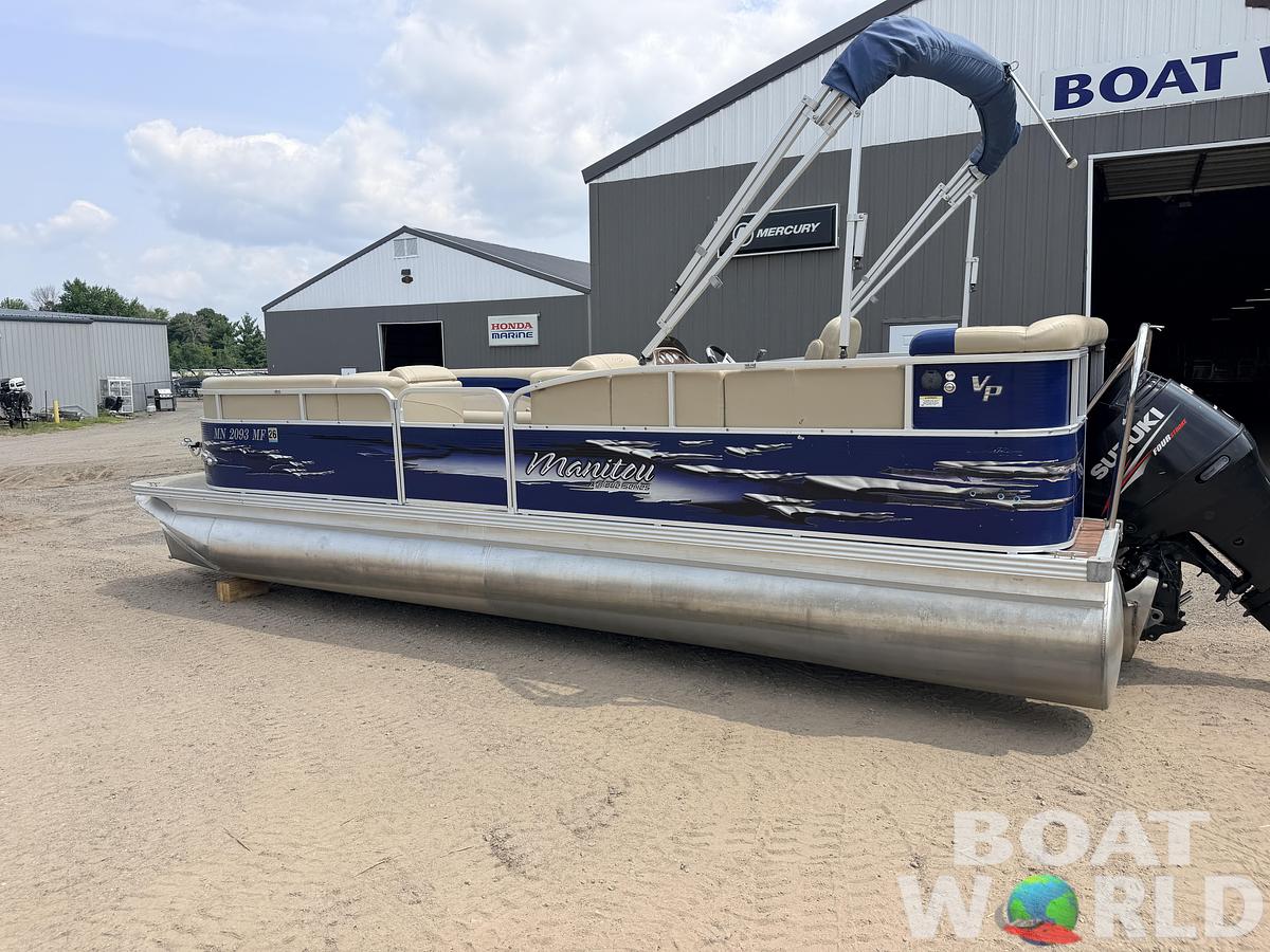 Used 2013 Manitou 220 Xplode VP Tritoon & 150HP Yamaha 4Stroke -$29,995