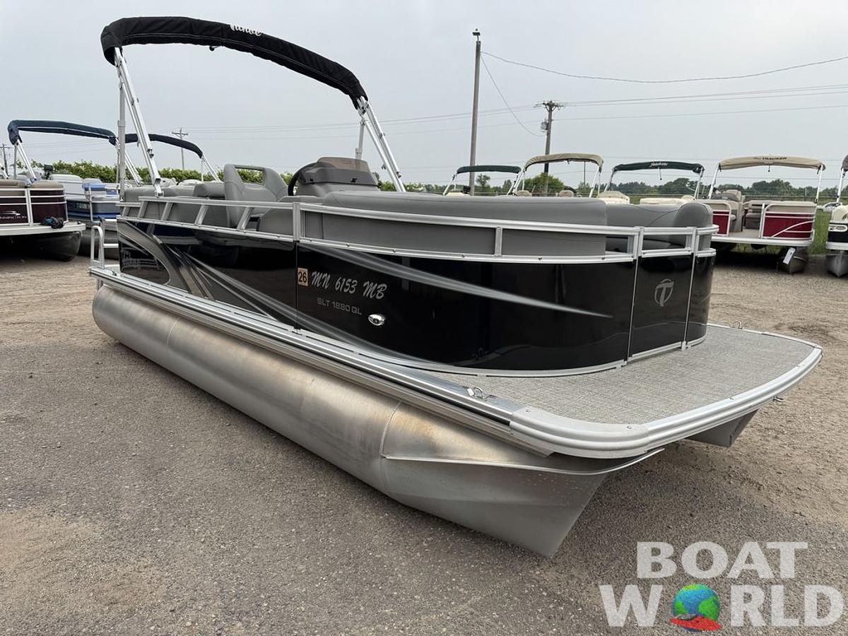 Used 2021 Tahoe Pontoons SLT 18' Quad Lounge & Honda 60HP 4-Stroke EFI