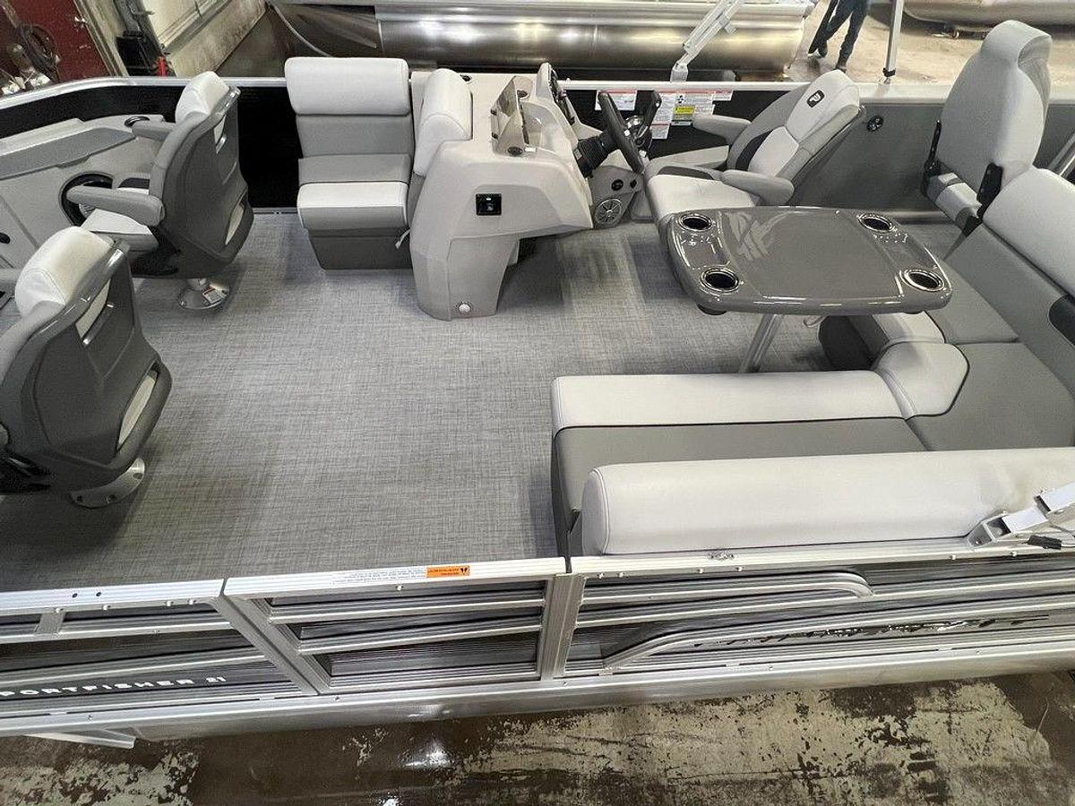 2025 Princecraft 21 Sportfisher 4-S Quad Fish Pontoon & Mercury 4-Stroke EFI