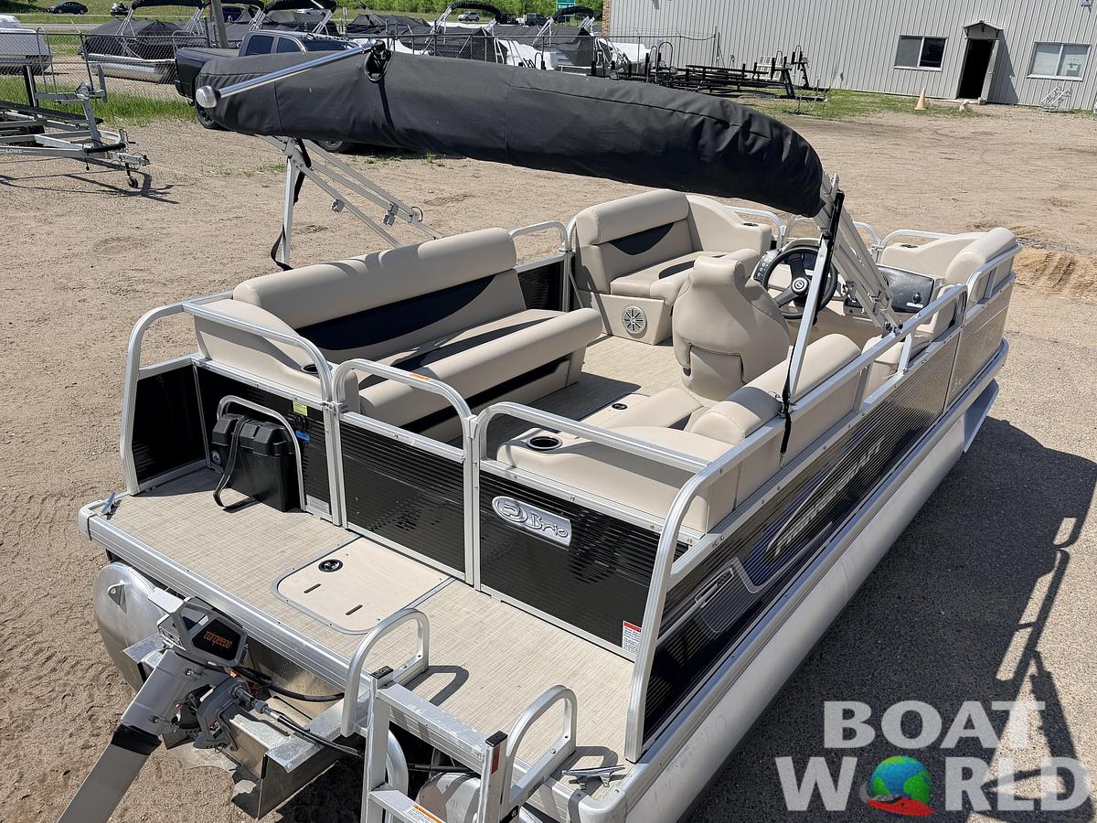 Used 2020 Princecraft Brio E 17 Pontoon & Torqueedo Electric Outboard - $19,995