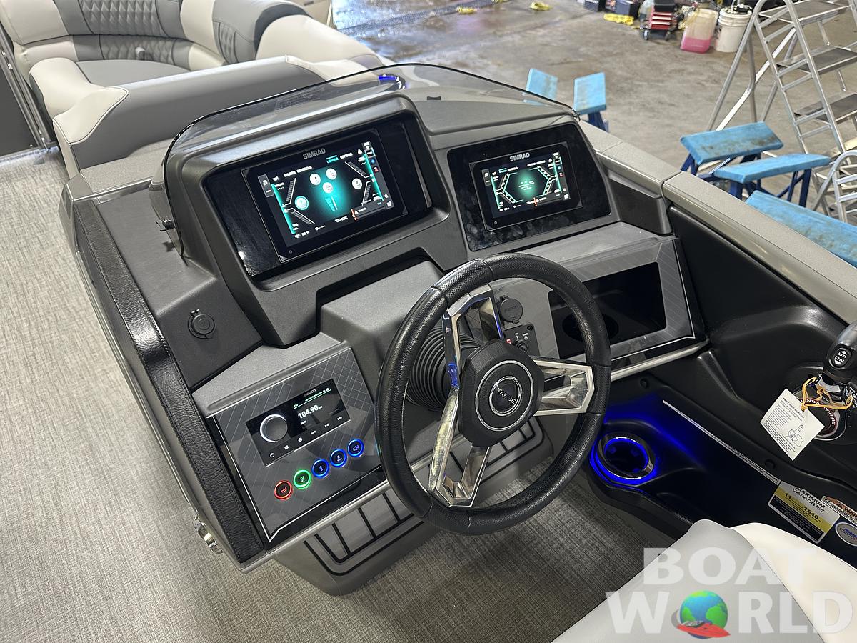 2025 Tahoe Pontoons Cascade 2385 Quad Lounge Shift Flip & Honda 4-Stroke EFI