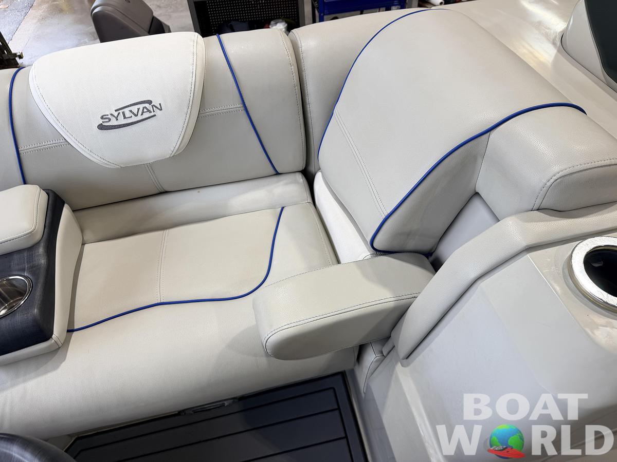 Used 2017 Sylvan S3 Rear Lounge with Sport Tower & 150HP Yamaha SHO VMAX - $39,995