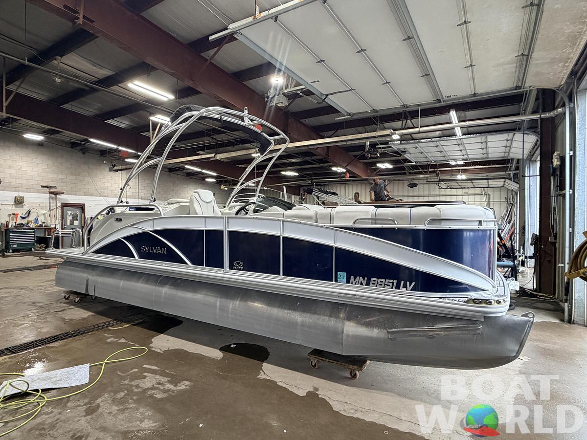 Used 2017 Sylvan S3 Rear Lounge with Sport Tower & 150HP Yamaha SHO VMAX - $39,995