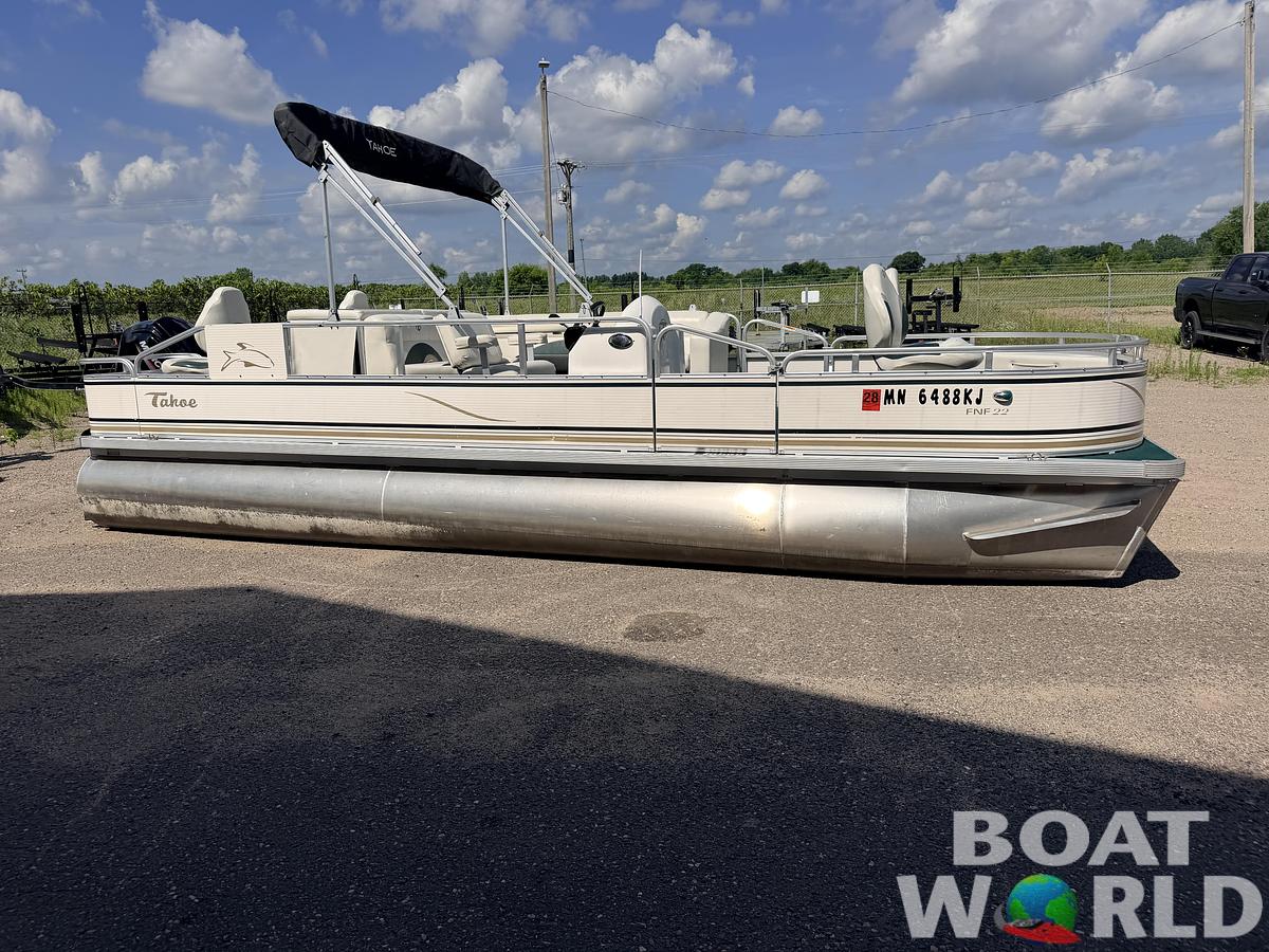 Used 2008 Tahoe Pontoons 22 Fish 'N Fun & (2021) 90HP Mercury 4Stroke EFI -$17,995