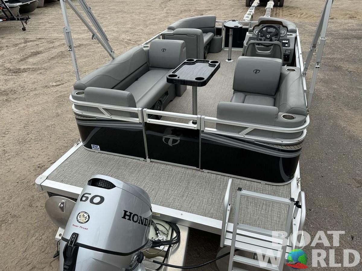 Used 2021 Tahoe Pontoons SLT 18' Quad Lounge & Honda 60HP 4-Stroke EFI