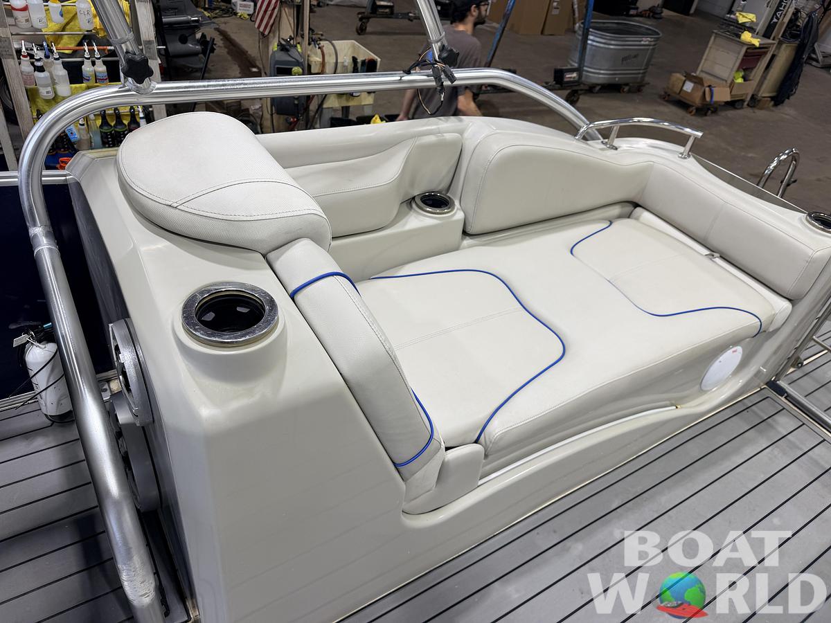 Used 2017 Sylvan S3 Rear Lounge with Sport Tower & 150HP Yamaha SHO VMAX - $39,995