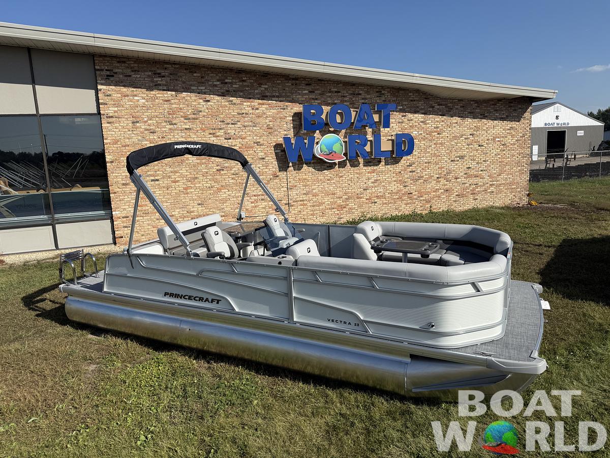 2026 Princecraft Vectra 23 RL SS Swingback Pontoon & Mercury 4-Stroke EFI