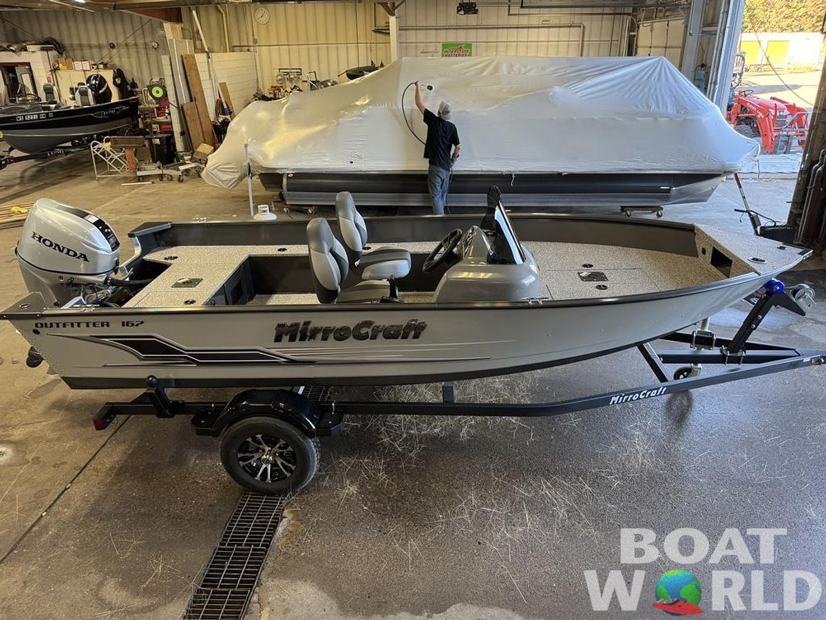 2025 Mirrocraft F167 Side Console & Honda 60HP 4-Stroke EFI