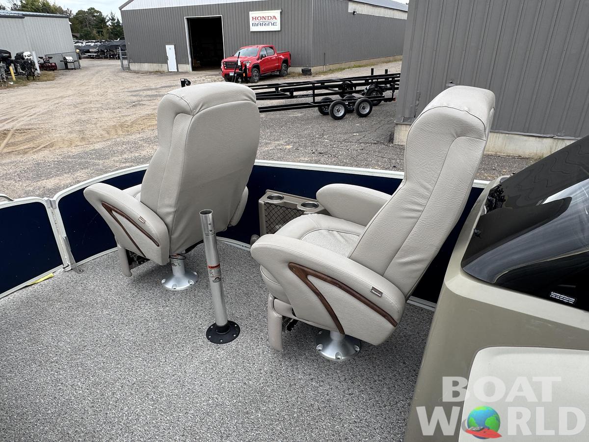 Used 2013 Premier 250 Intrigue Pontoon with 140HP Suzuki Fourstroke EFI
