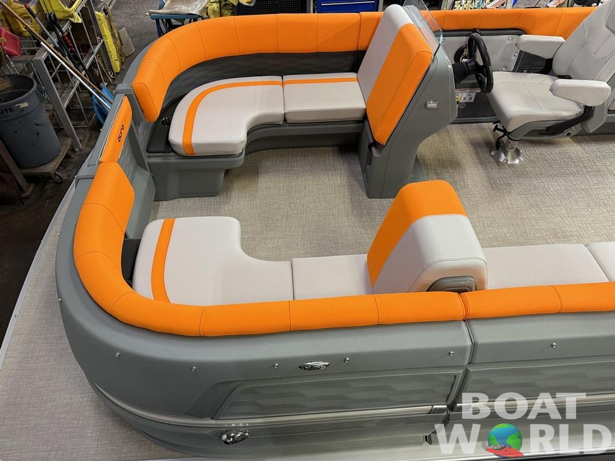 2025 Tahoe Pontoons Aura 1985 Quad Lounge & 50HP 4-Stroke EFI
