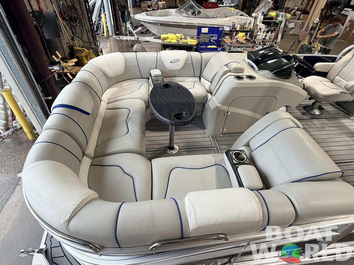 Used 2017 Sylvan S3 Rear Lounge with Sport Tower & 150HP Yamaha SHO VMAX - $39,995