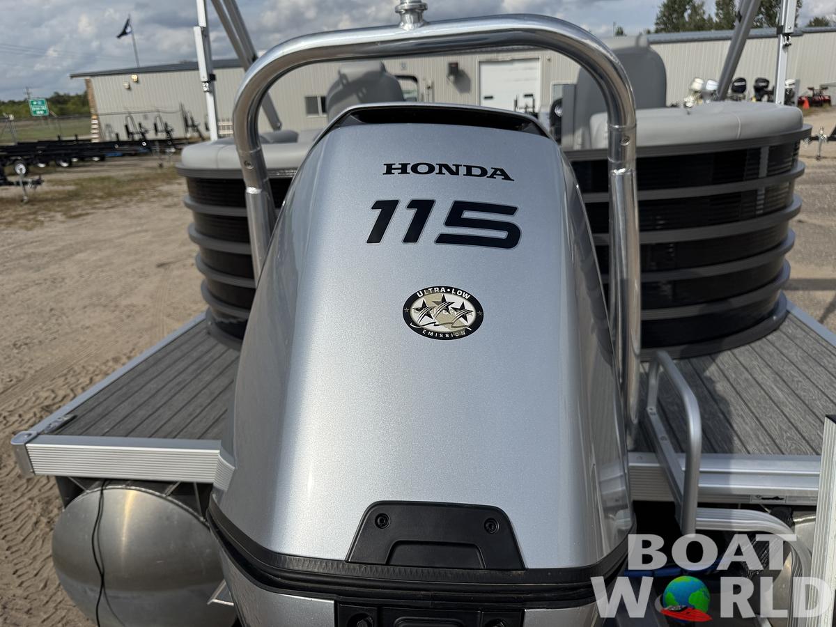 Used 2023 Montego Bay 8522 Quad Lounge Pontoon with 115HP Honda Fourstroke EFI
