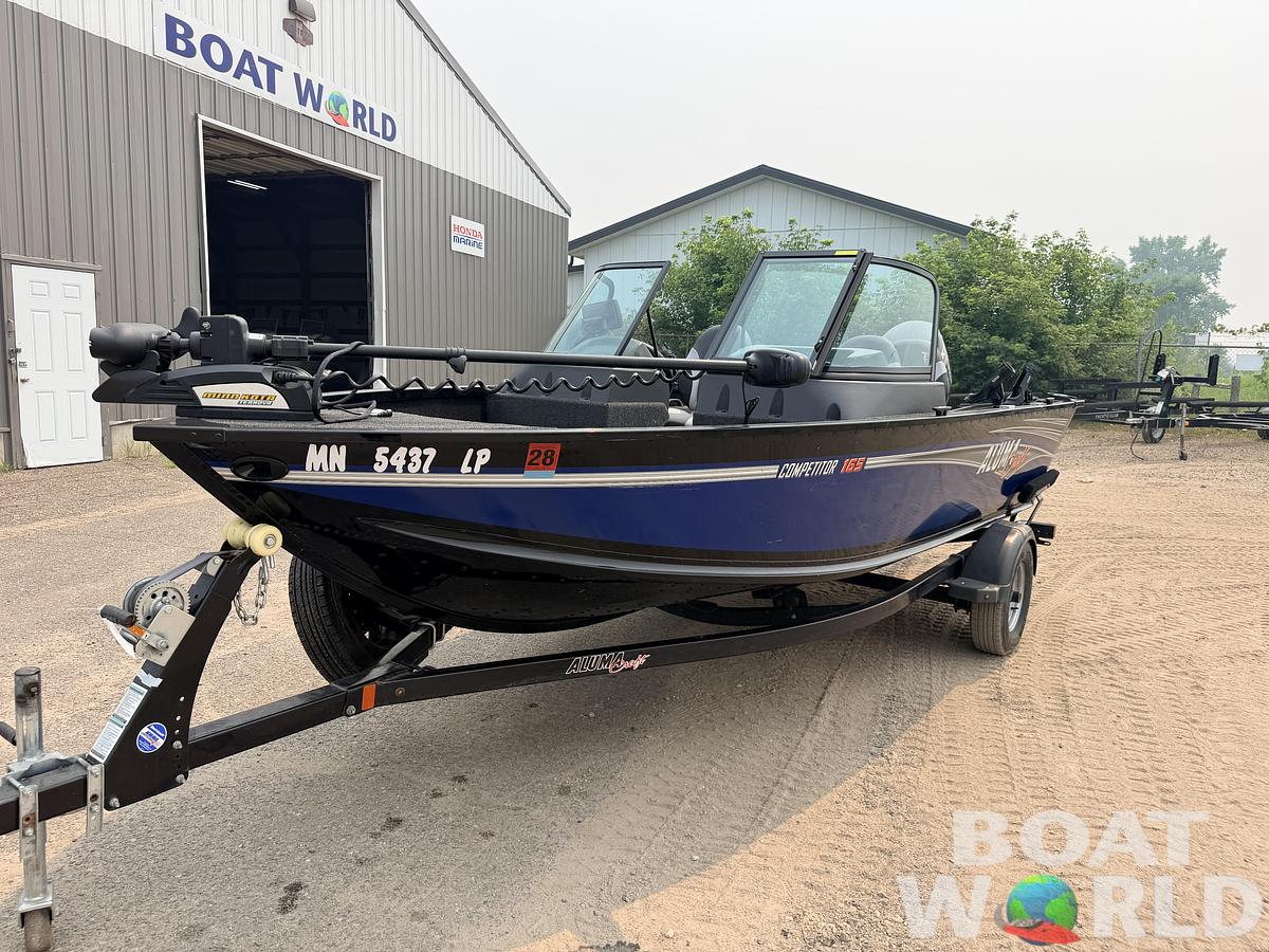 Used 2017 Alumacraft Competitor 165 Sport & 90HP Suzuki 4Stroke -$24,995
