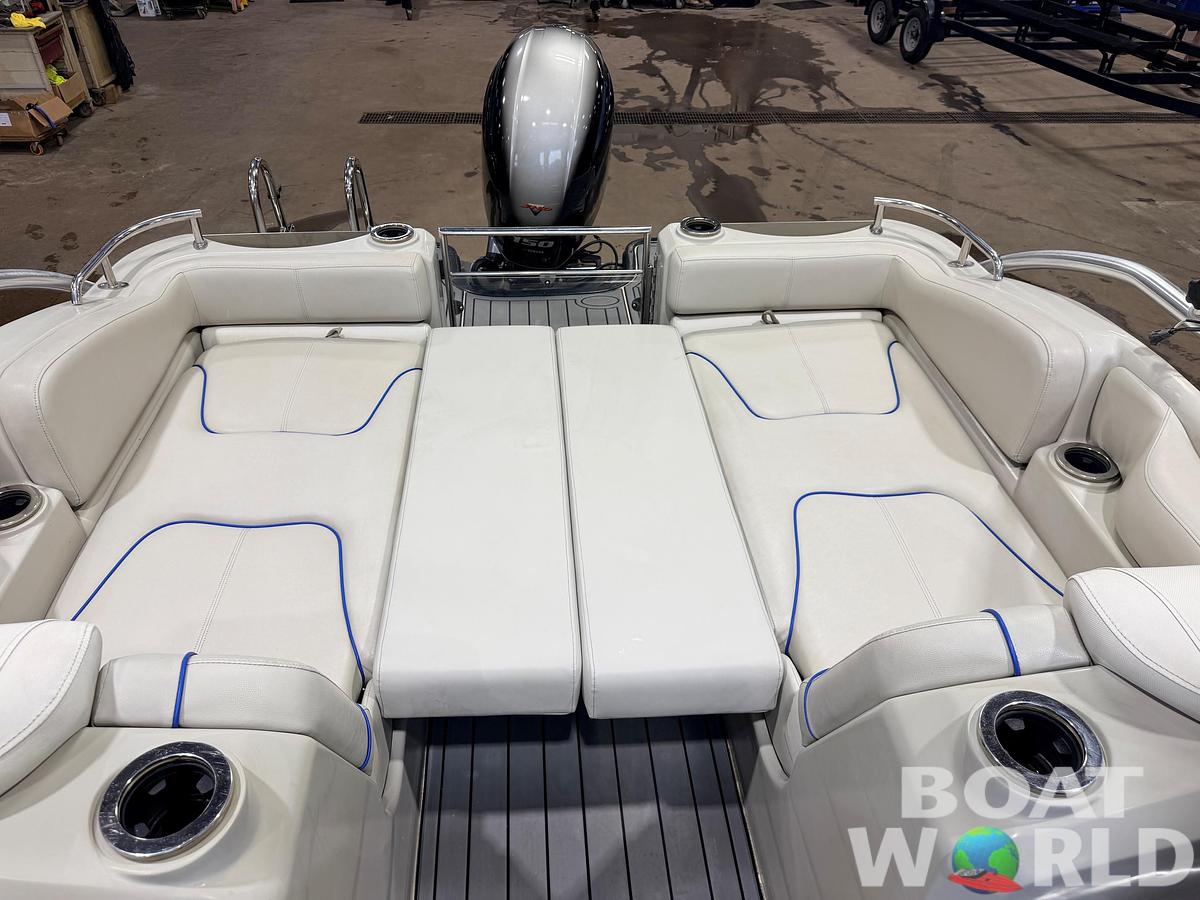 Used 2017 Sylvan S3 Rear Lounge with Sport Tower & 150HP Yamaha SHO VMAX - $39,995