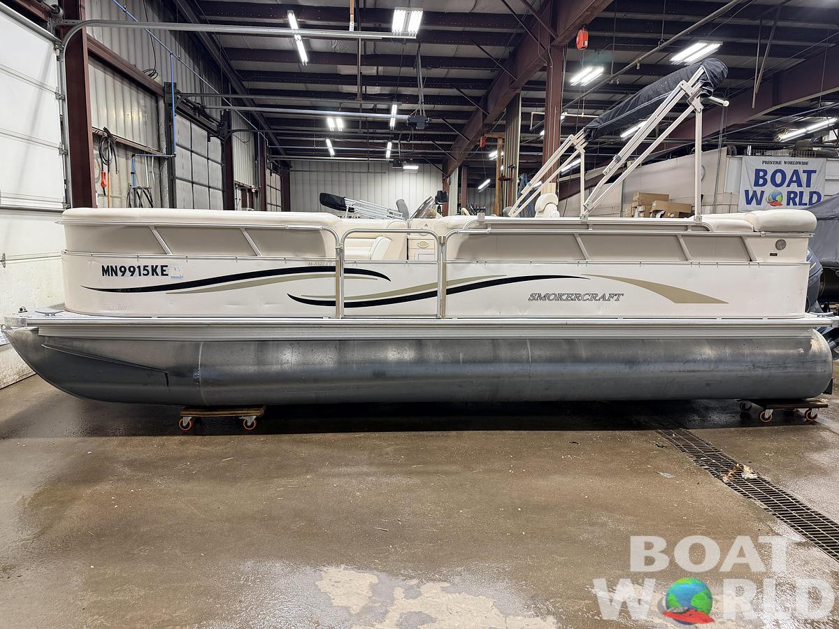 Used 2006 SmokerCraft 8522 Cruise Pontoon & 60HP Yamaha 4-Stroke - $14,995