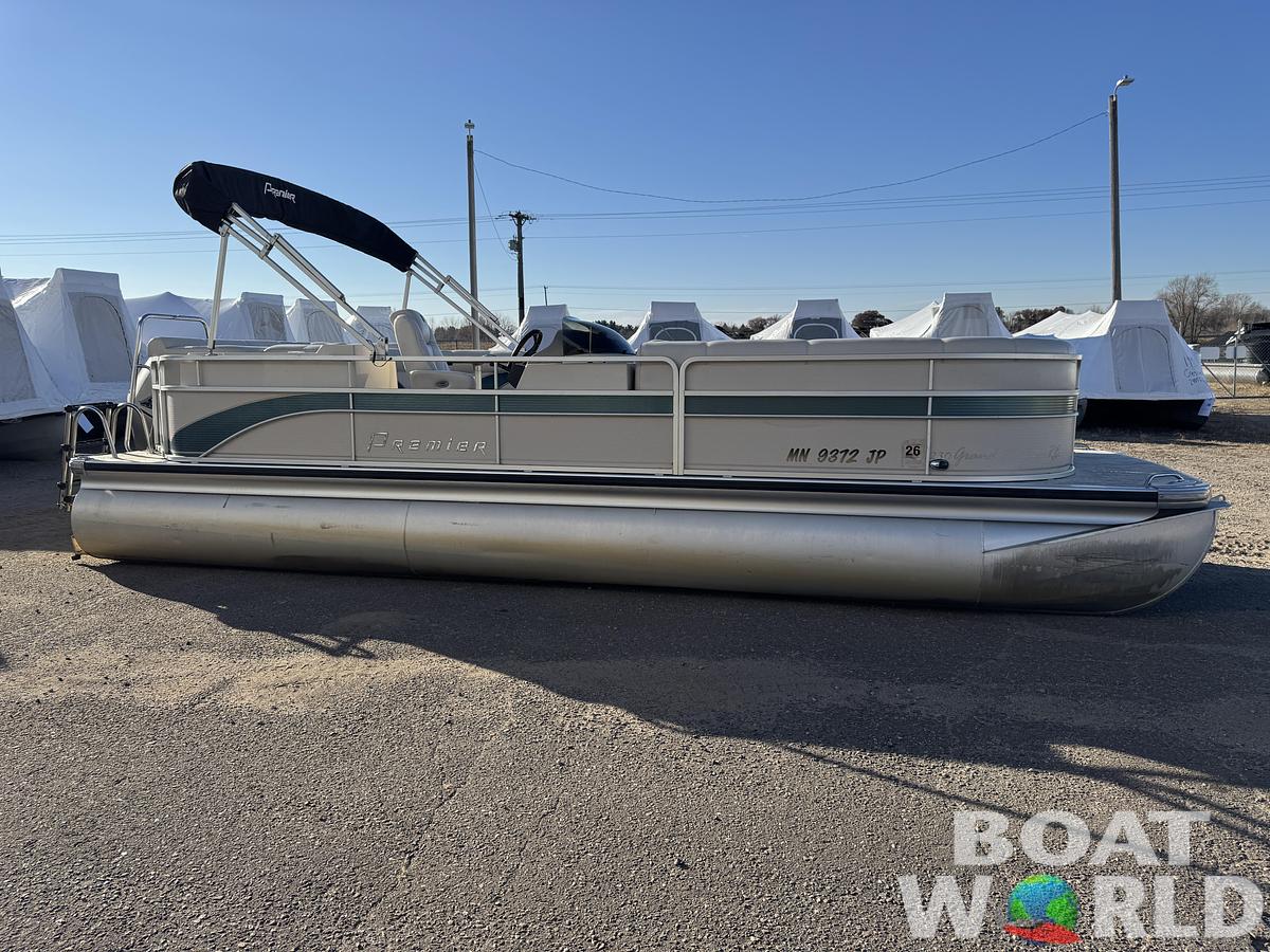 Used 2003 Premier 230 Grand Majestic Tri-toon Pontoon & 200HP Honda 4-Stroke EFI
