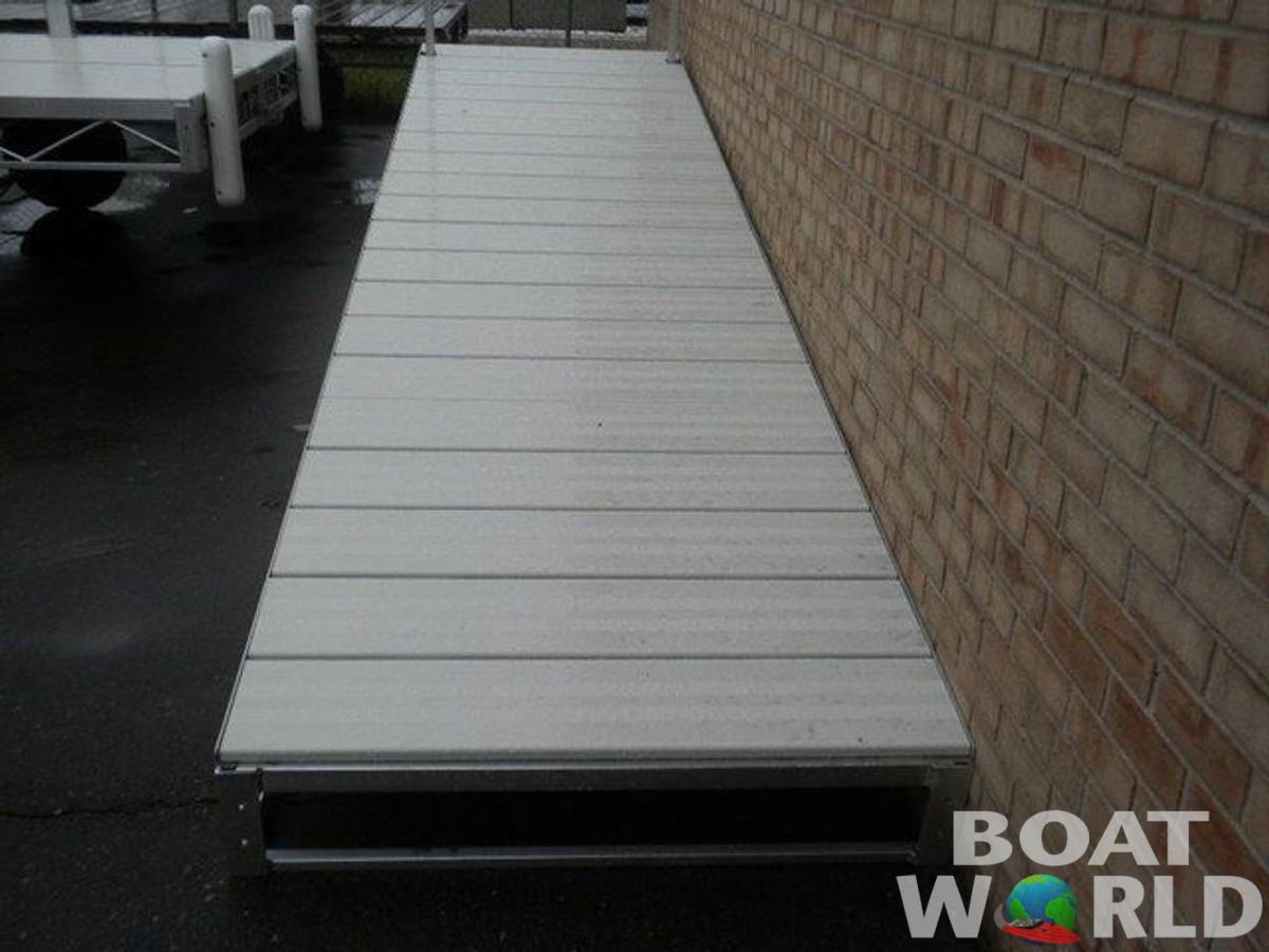 Aluminum Dock "Roll In" L8 Platform Dock w/ Aluminum Decking