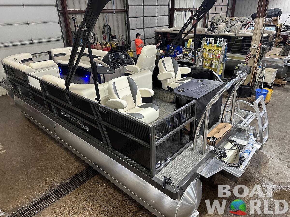 2025 Montego Bay 8522 Fish & Cruise Tritoon & Honda 150HP 4-Stroke EFI