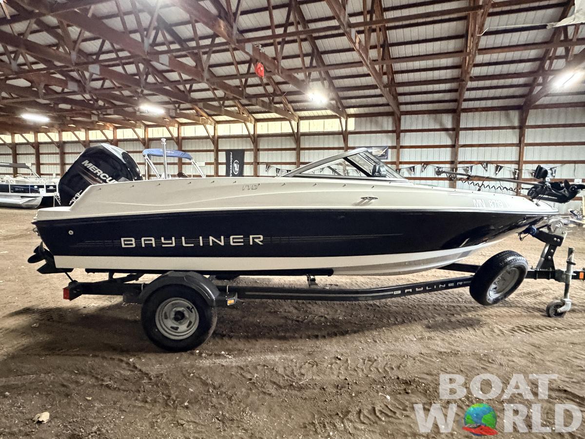Used 2013 Bayliner 170 Fish & Ski with Single Axle Trailer & 115HP Mercury 4Stroke - $12,995