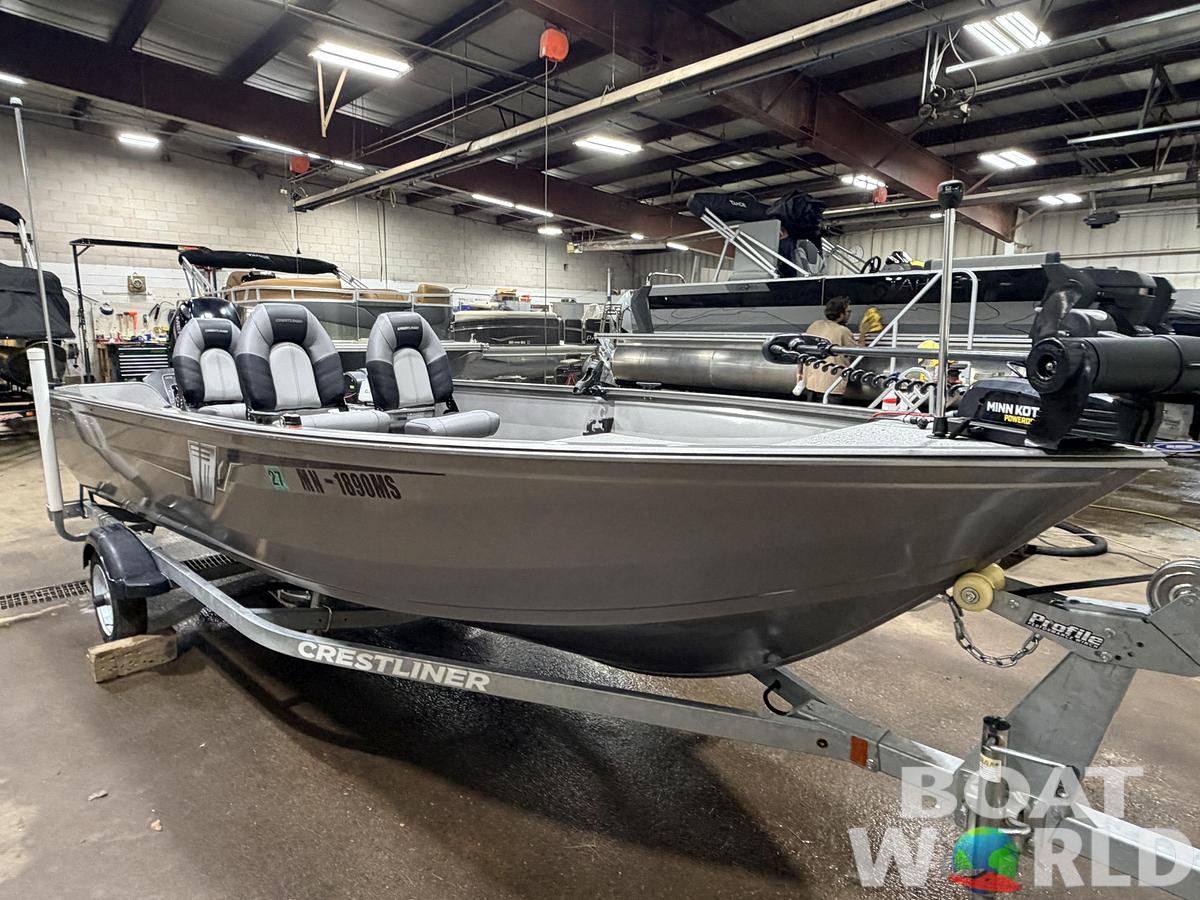 Used 2021 Crestliner 1650 Discovery Aluminum Fishing Boat - $13,995