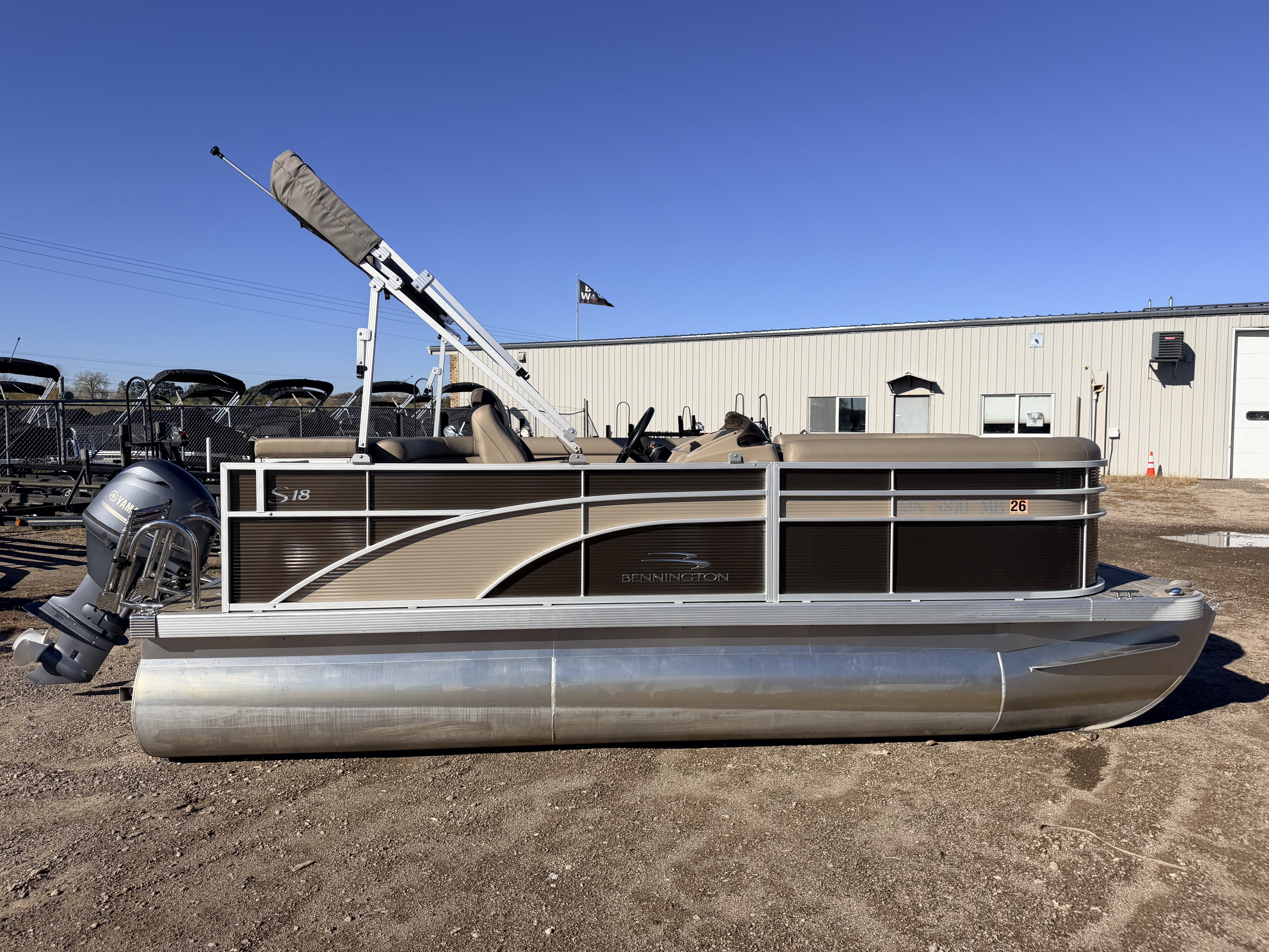 Used 2021 Bennington 188 SL & 50HP Yamaha 4Stroke -$24,995