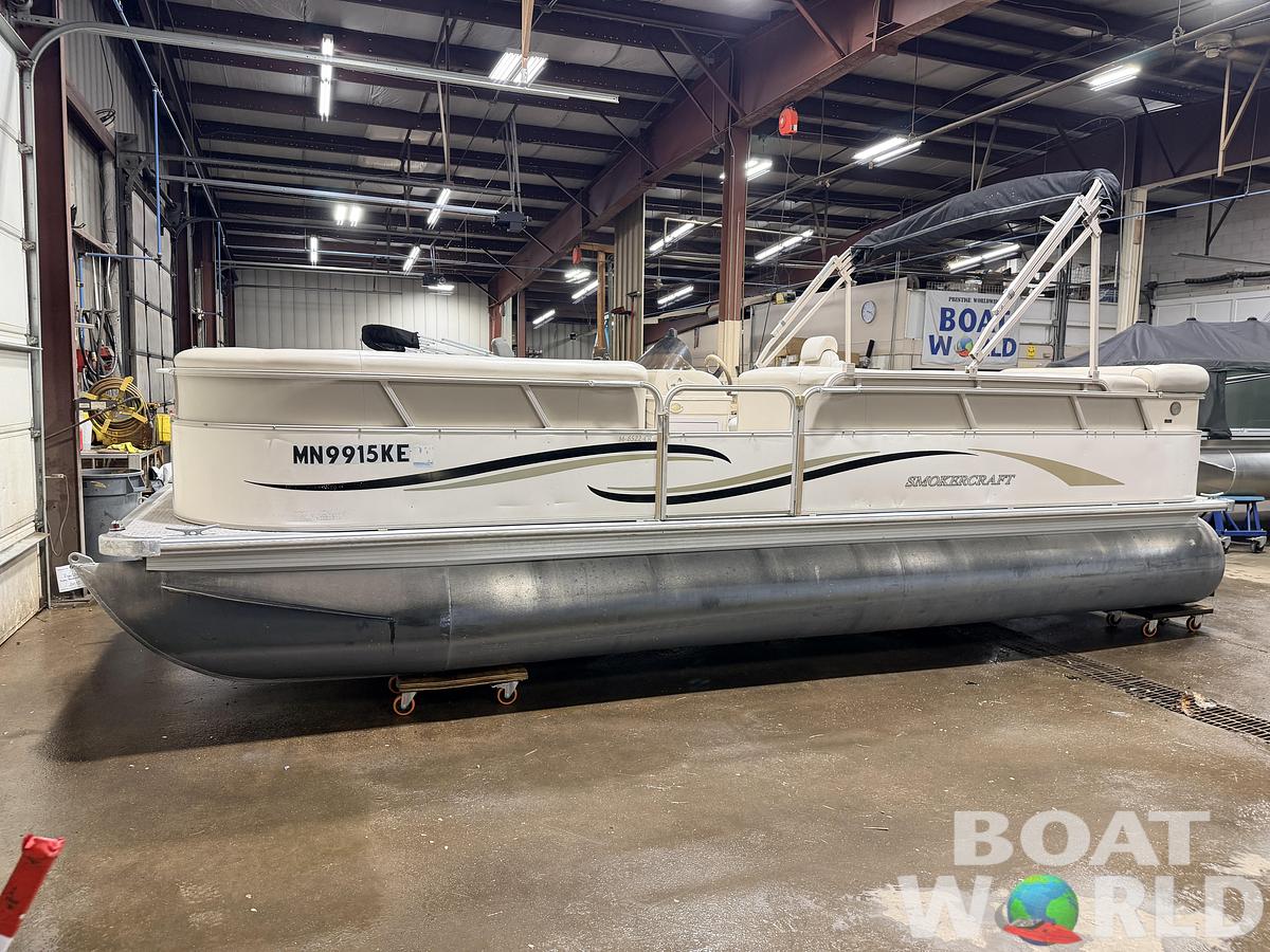 Used 2006 SmokerCraft 8522 Cruise Pontoon & 60HP Yamaha 4-Stroke - $14,995