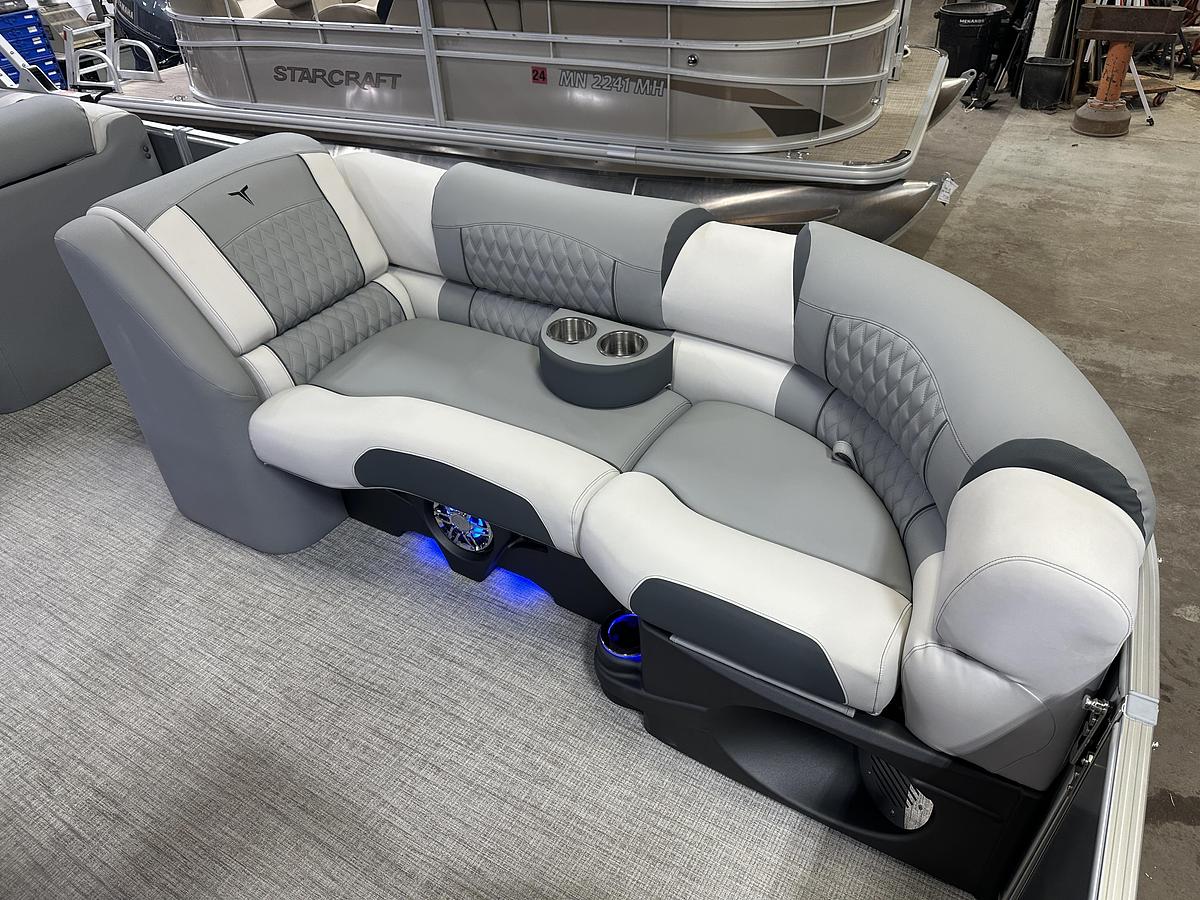 2025 Tahoe Pontoons Cascade 2385 Cruise Rear Bench Tritoon & Honda 225HP 4-Stroke EFI