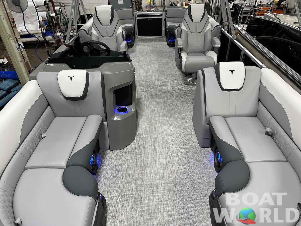 2025 Tahoe Pontoons LTZ 2385 Quad Lounge Tritoon & Honda 4-Stroke EFI