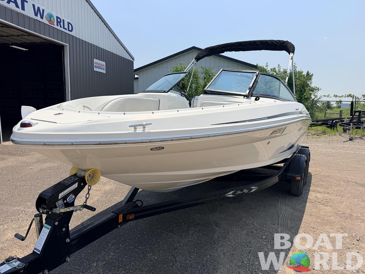 Used 2012 Sea Ray 205 Sport & 220HP 4.3L Mercruiser MPI with Tandem Axle Trailer -$15,995