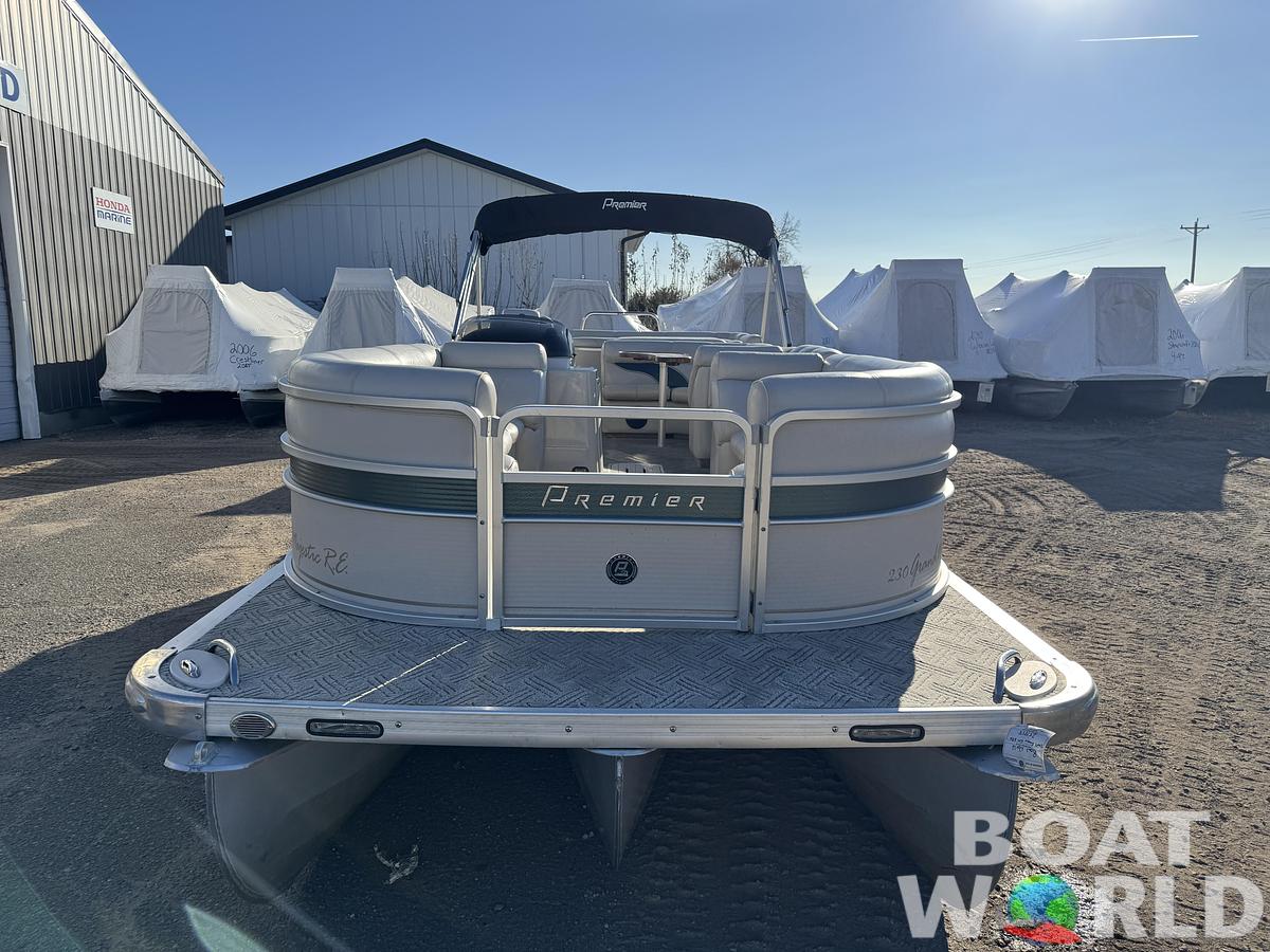 Used 2003 Premier 230 Grand Majestic Tri-toon Pontoon & 200HP Honda 4-Stroke EFI