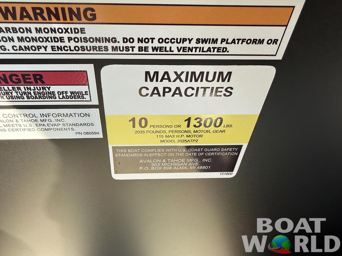 2026 Tahoe Pontoons Sport 2385 Swingback (VRB) & Honda 4-Stroke EFI