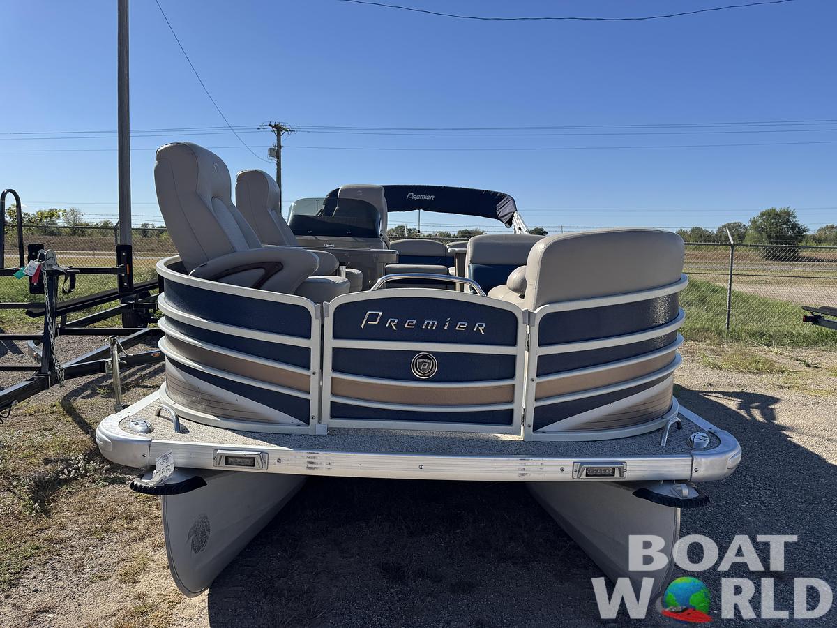 Used 2013 Premier 250 Intrigue Pontoon with 140HP Suzuki Fourstroke EFI