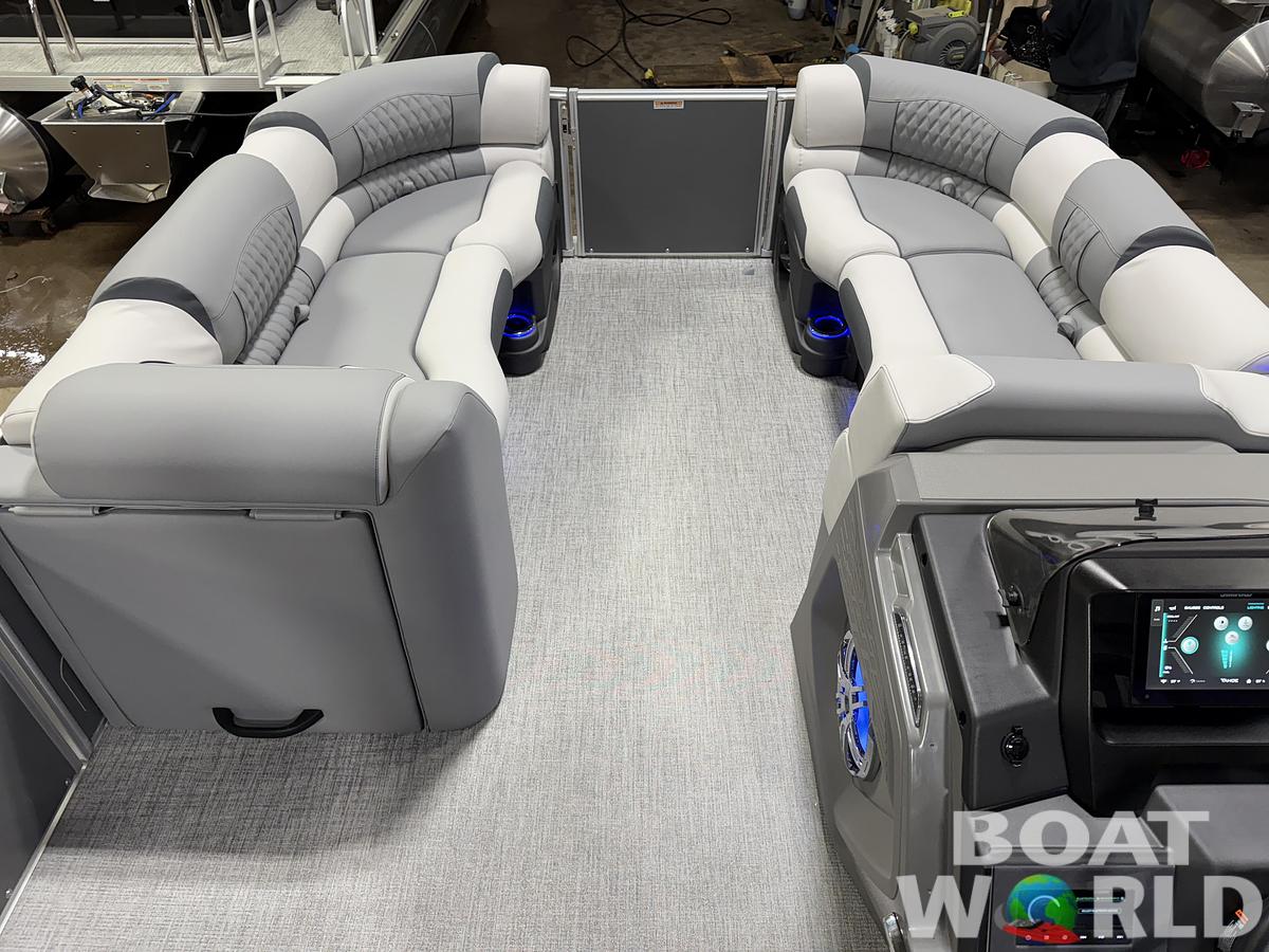 2025 Tahoe Pontoons Cascade 2385 Quad Lounge Shift SS Tritoon & Honda 4-Stroke EFI