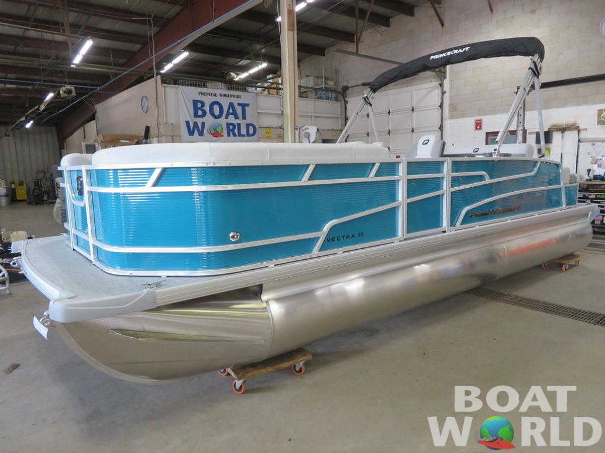 2025 Princecraft Vectra 23 RL SS Swingback Pontoon & Mercury 4-Stroke EFI