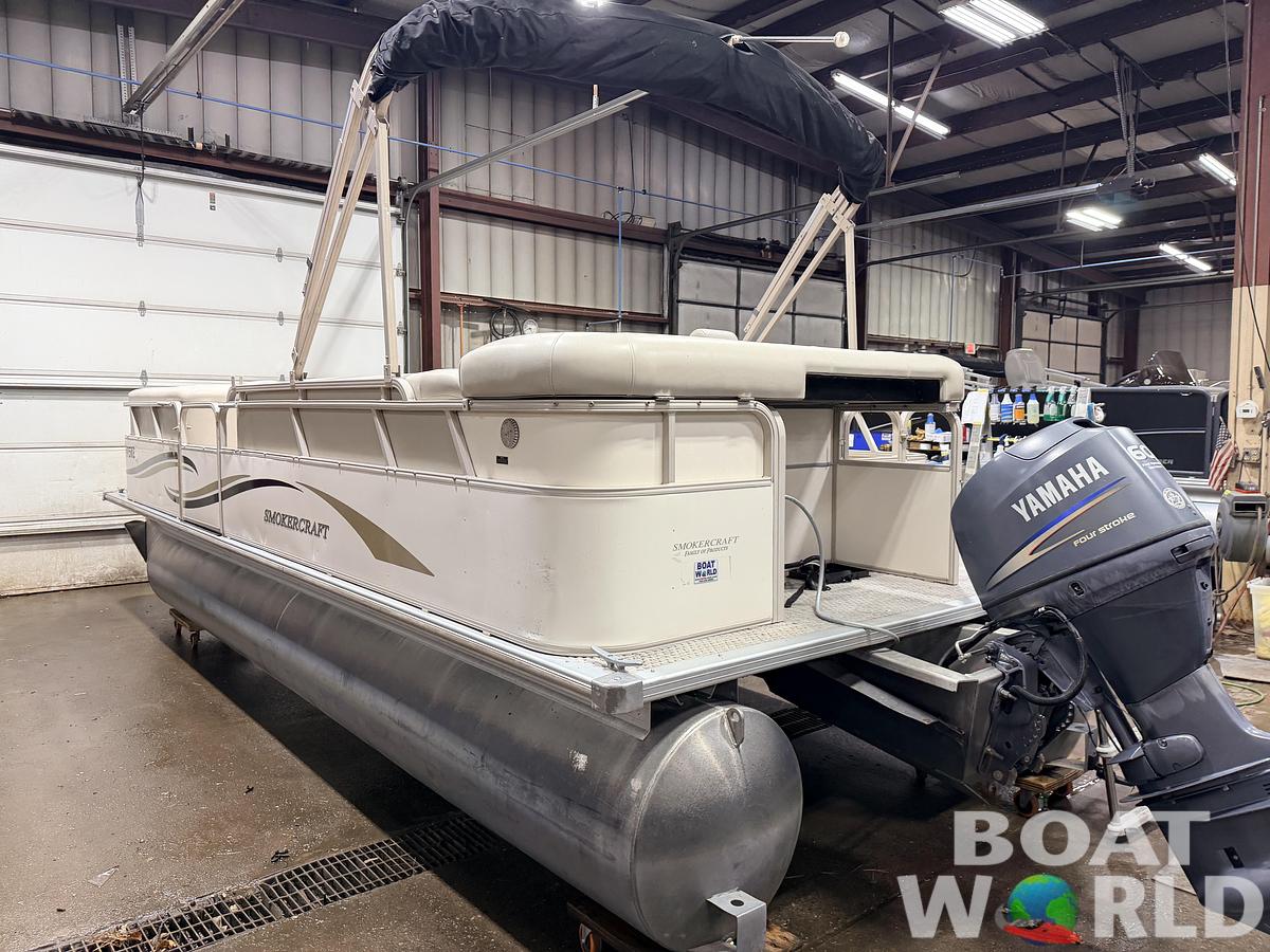 Used 2006 SmokerCraft 8522 Cruise Pontoon & 60HP Yamaha 4-Stroke - $14,995