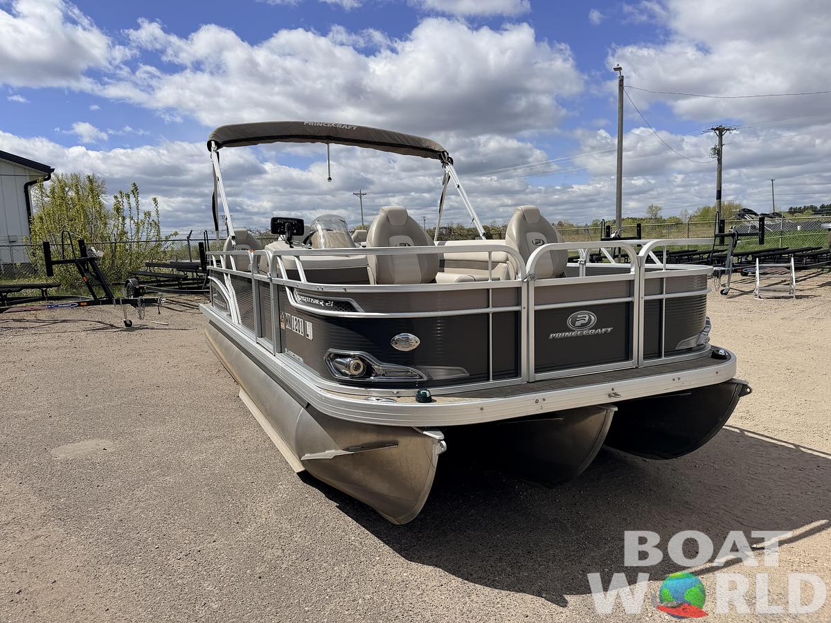 Used 2018 Princecraft Sportfisher 21 4-S Tritoon & 115HP Mercury ProXS -$32,995