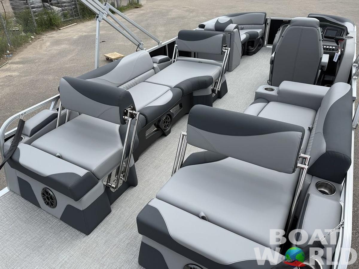 2025 Tahoe Pontoons LTZ 2385 Quad Lounge Shift Flip & Honda 4-Stroke EFI