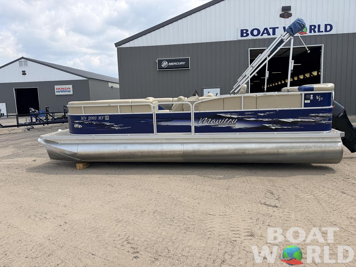 Used 2013 Manitou 220 Xplode VP Tritoon & 150HP Yamaha 4Stroke -$29,995