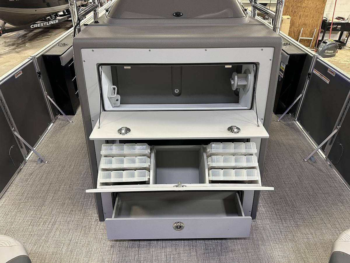 2025 Tahoe Pontoons GEOfish CRF 2585 Tritoon & 225HP Outboard